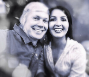 Gallery co-founders Kailum Graves and Lizette Strydom standing together